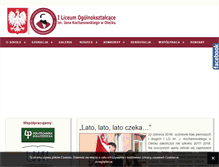 Tablet Screenshot of lo.olecko.pl